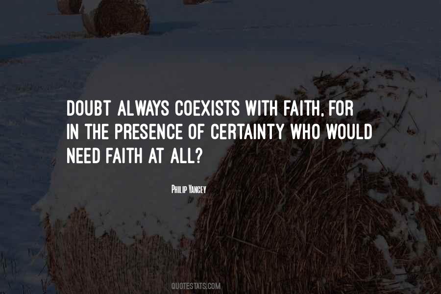 Doubt Faith Quotes #773516