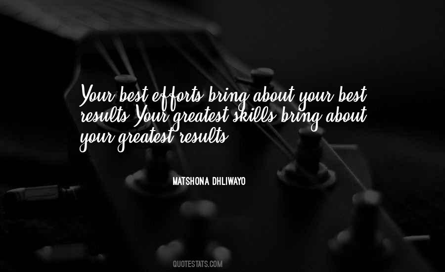 Bring Your Best Quotes #1773558