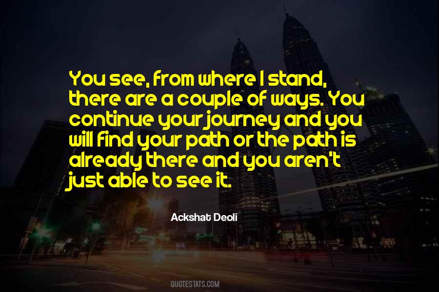 Find The Path Quotes #1644935