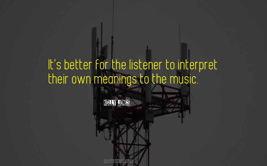 Be A Better Listener Quotes #61360