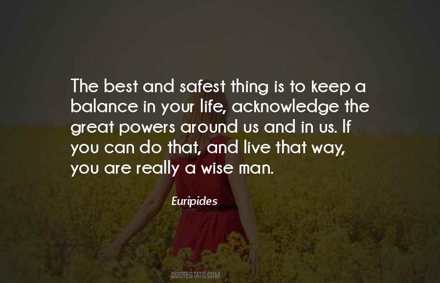 Keep The Balance Quotes #1260262