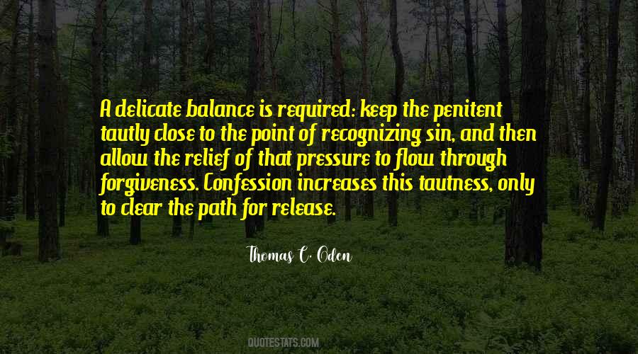 Keep The Balance Quotes #1303887