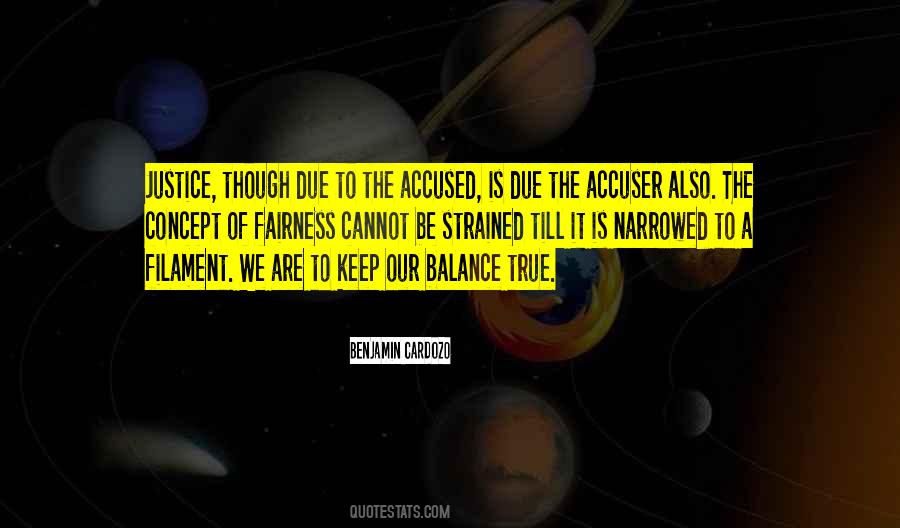 Keep The Balance Quotes #1374075
