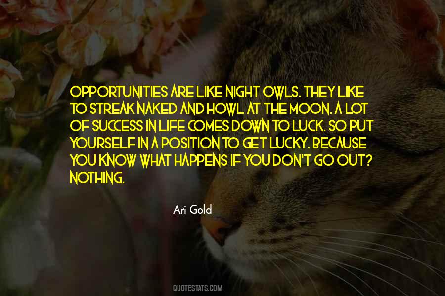 Luck Opportunity Quotes #961606