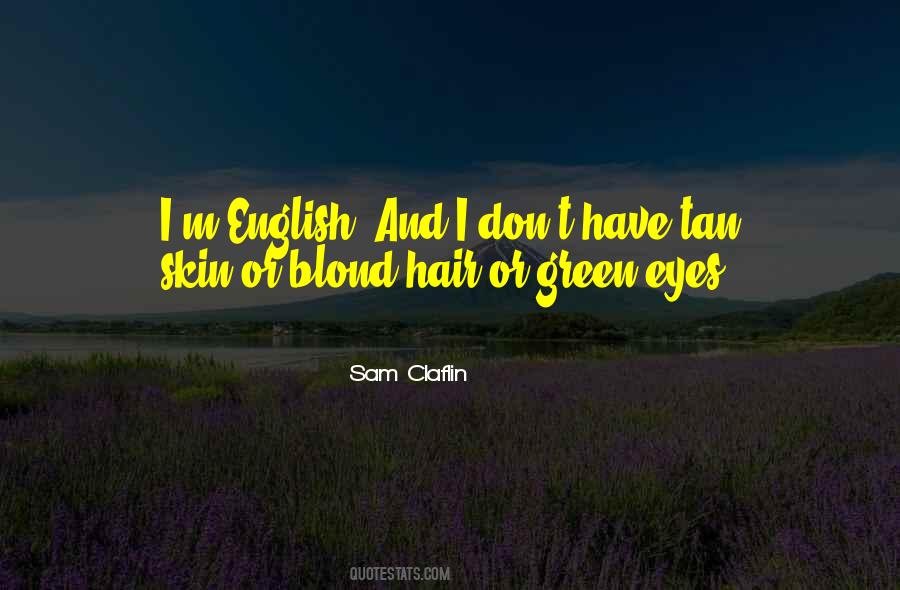 Blond Hair Quotes #1337046