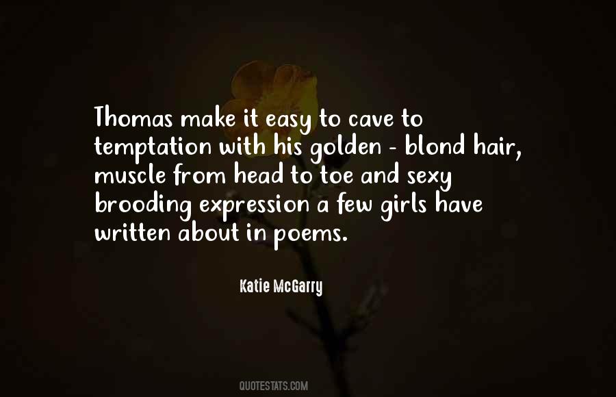 Blond Hair Quotes #1670101