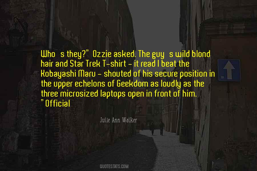 Blond Hair Quotes #78968