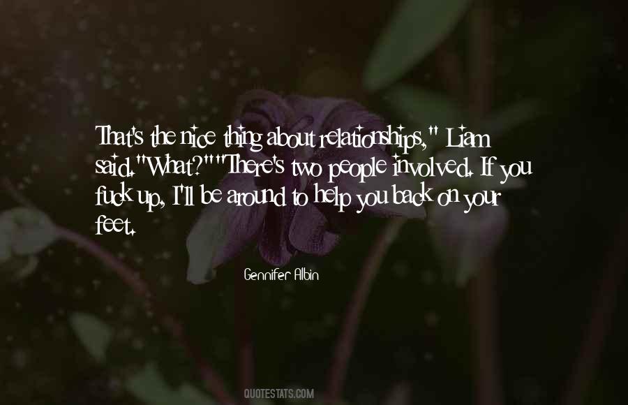 Nice To Be Back Quotes #1547521
