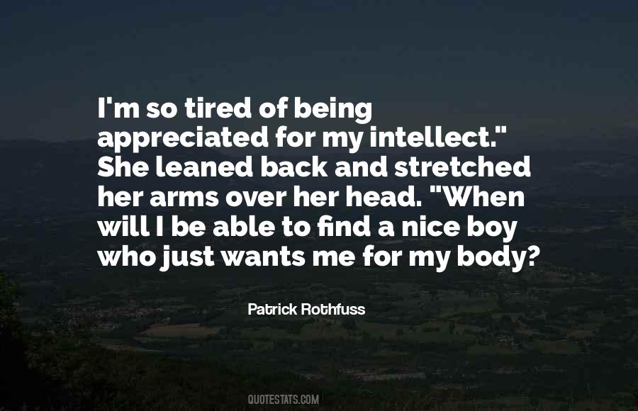 Nice To Be Back Quotes #1615457