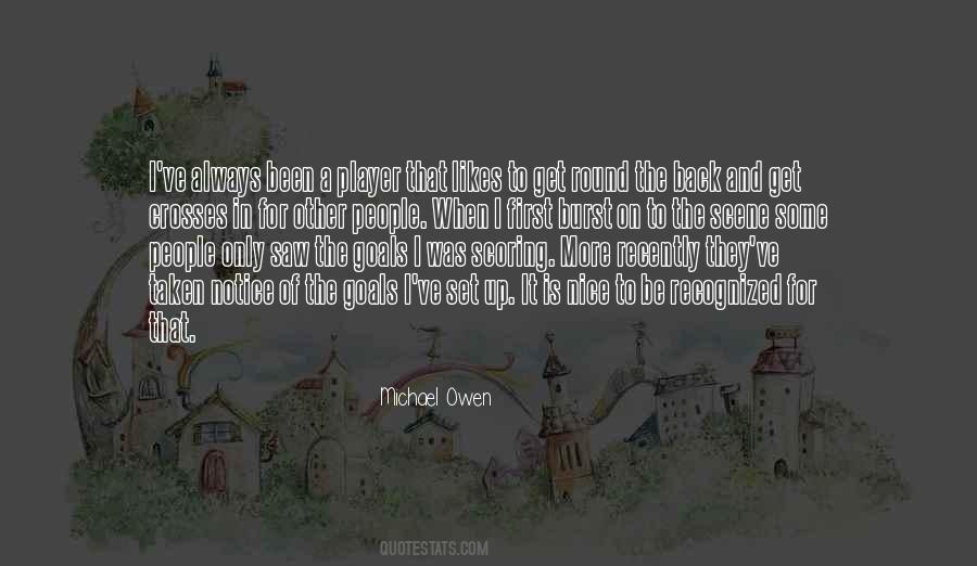 Nice To Be Back Quotes #1668385