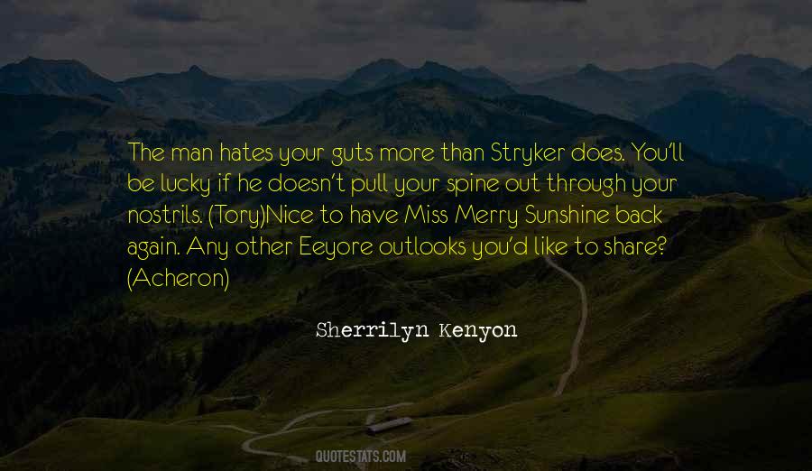 Nice To Be Back Quotes #770980