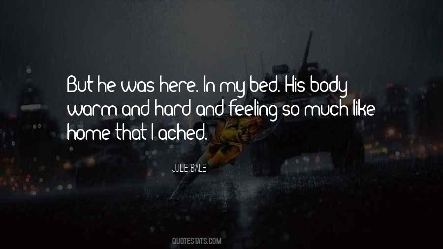 Hard Feeling Quotes #1068887