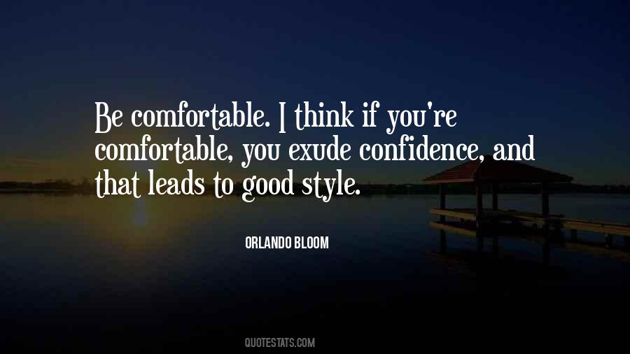Confidence Good Quotes #1624709