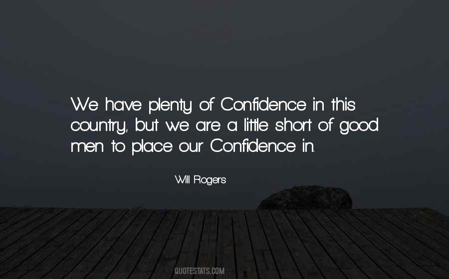 Confidence Good Quotes #696317
