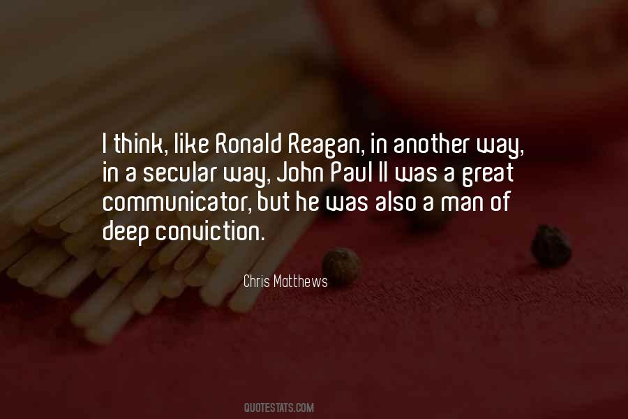 Man Of Conviction Quotes #1712815