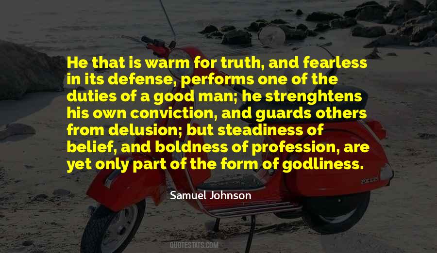 Man Of Conviction Quotes #287738