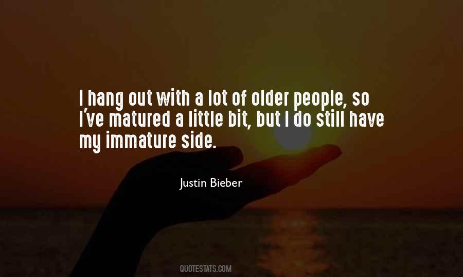 Quotes About Immature People #1247279