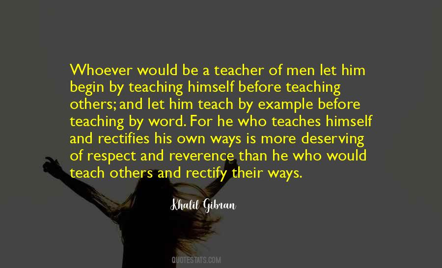 Own Respect Quotes #665472