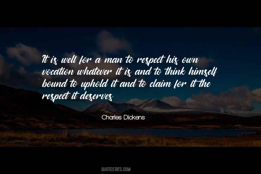Own Respect Quotes #744119