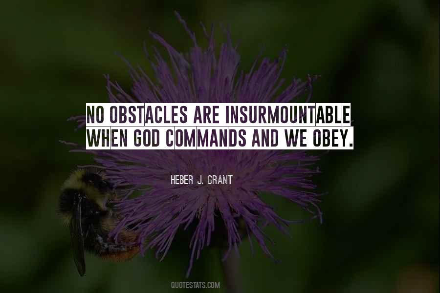Obstacles God Quotes #1864353