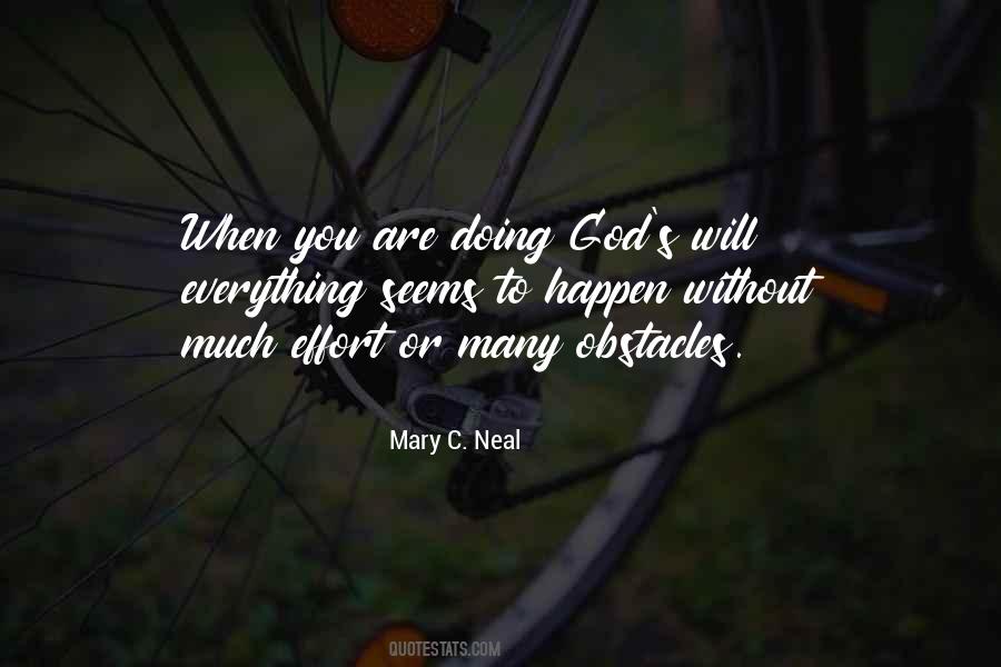 Obstacles God Quotes #959601