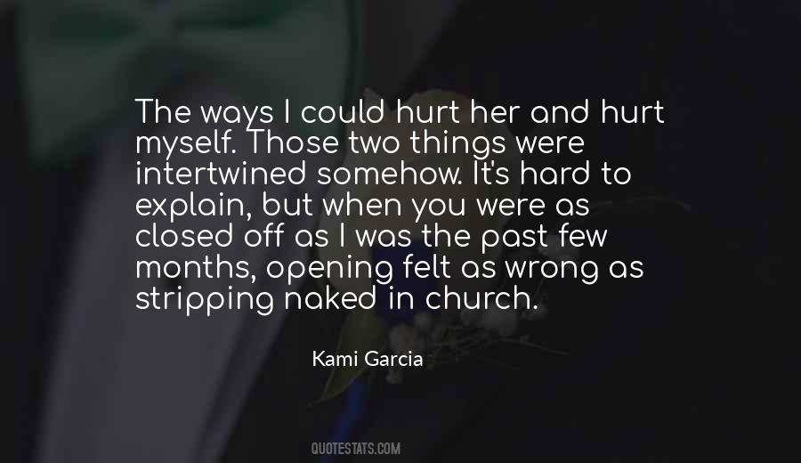 When You Hurt I Hurt Quotes #506579
