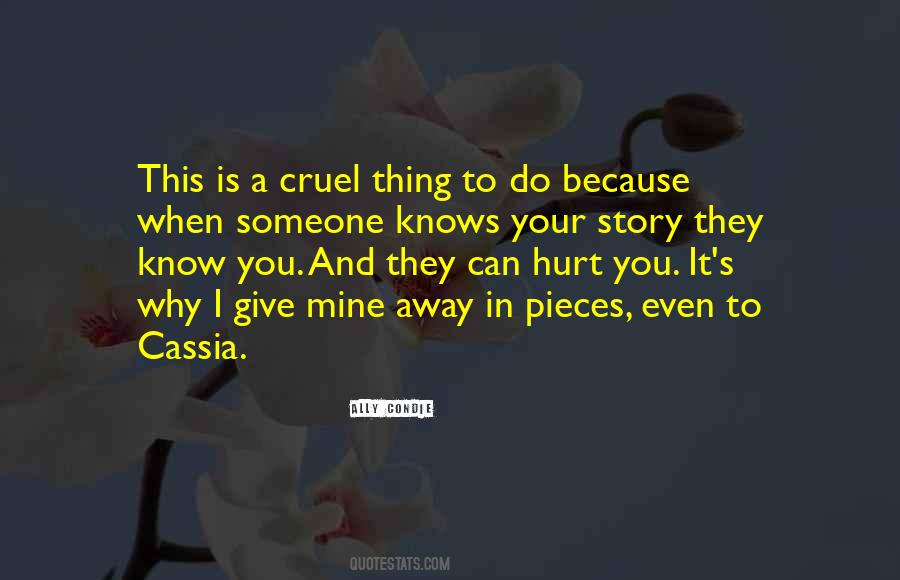 When You Hurt I Hurt Quotes #603368