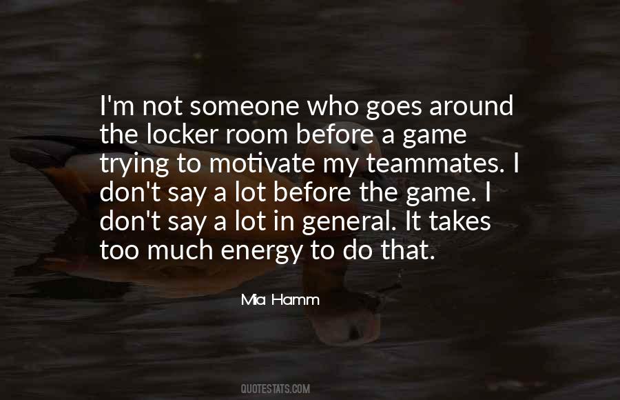 Quotes About The Locker Room #651352
