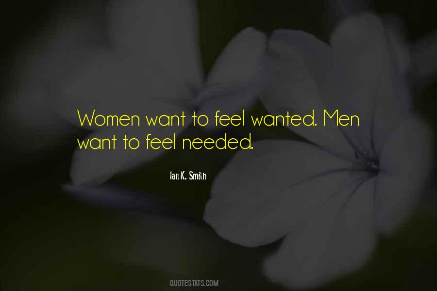 To Feel Wanted Quotes #657973