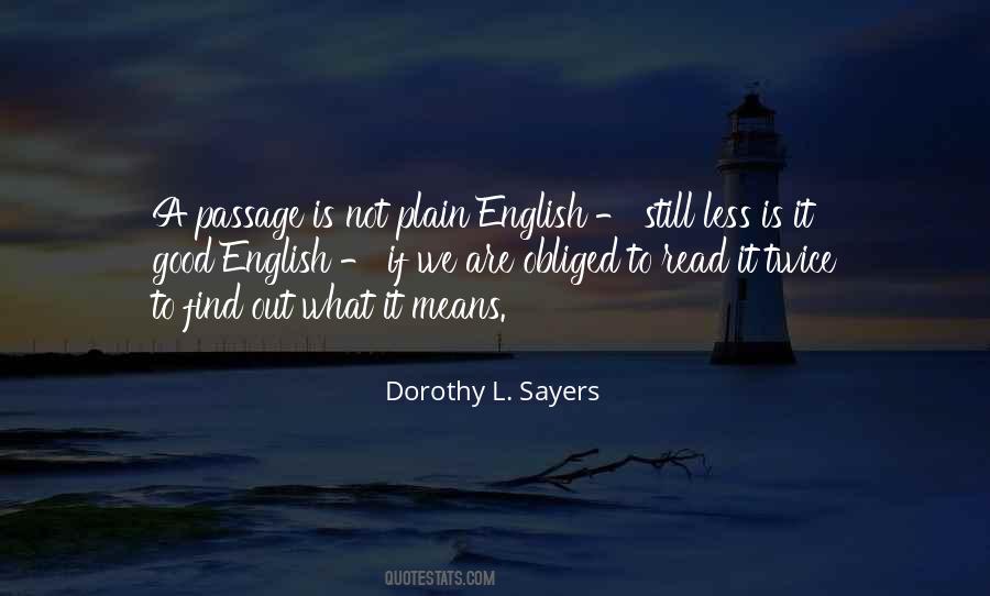 Good English Quotes #484352