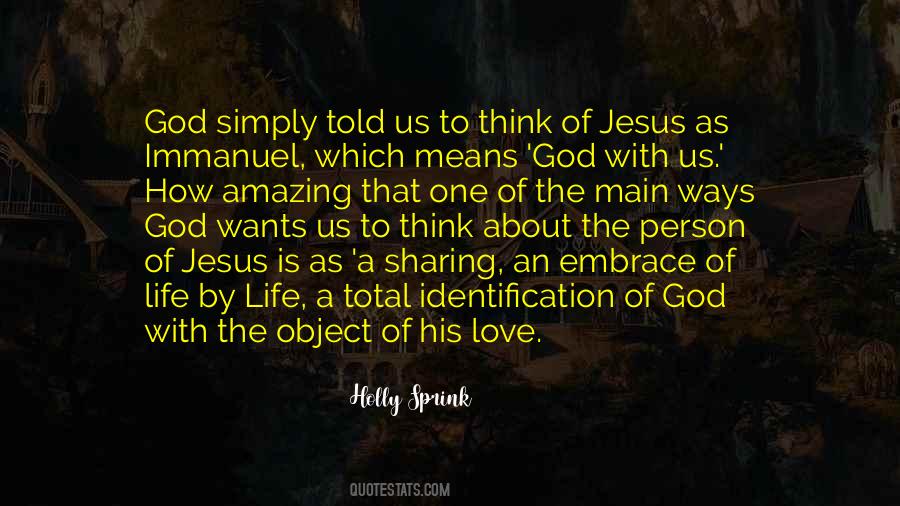 Quotes About Immanuel God With Us #1336936