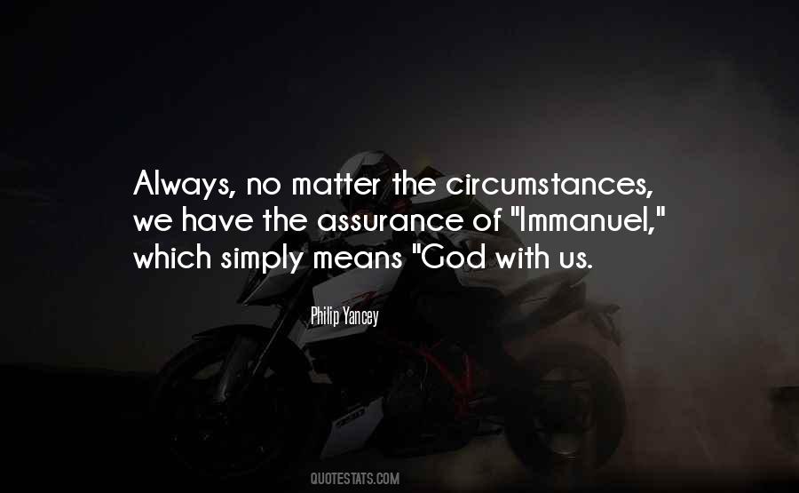 Quotes About Immanuel God With Us #1353749