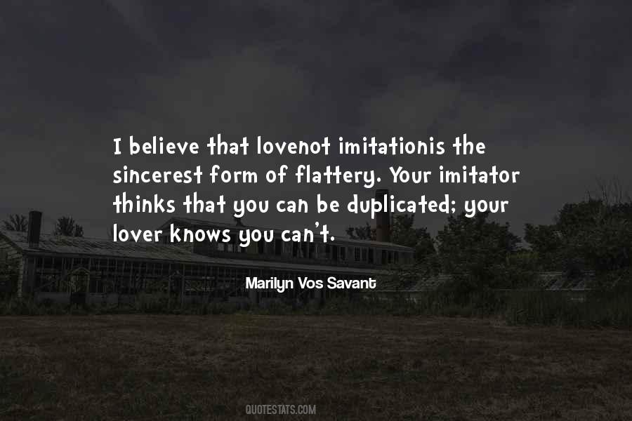 Quotes About Imitator #461477
