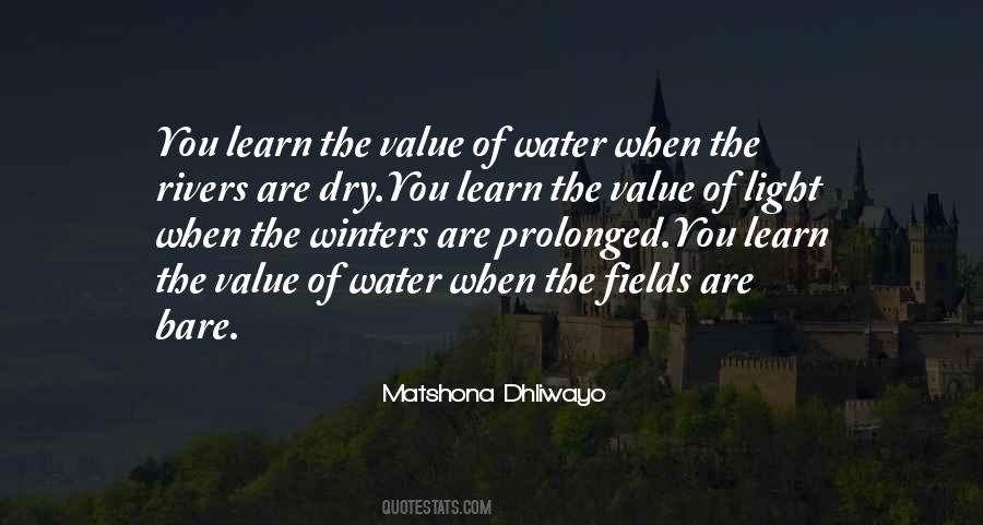Water Value Quotes #1128389