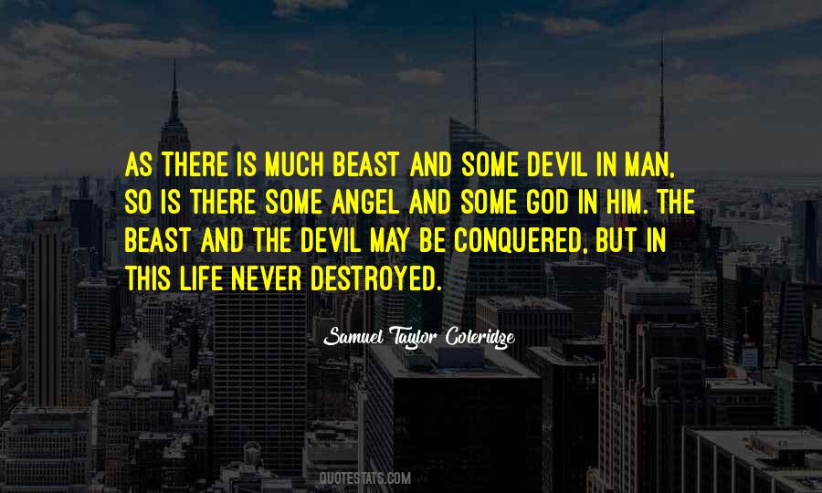 Even The Devil Was An Angel Quotes #213417