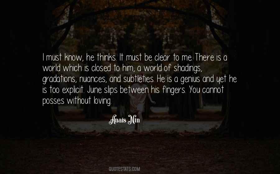 Nin Love Quotes #1229179