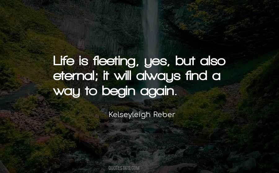 Is Fleeting Quotes #1207547