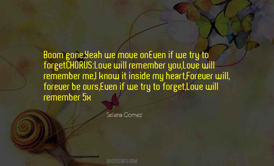 Remember Me I Will Remember You Quotes #1327138
