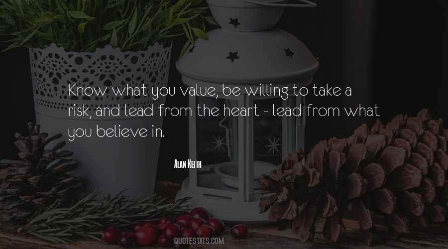 Lead With Your Heart Quotes #406080