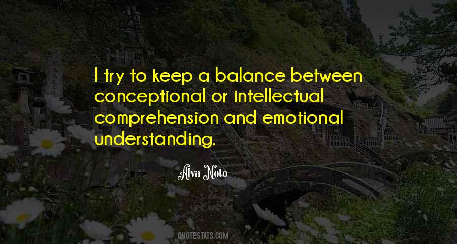 Emotional Balance Quotes #691933