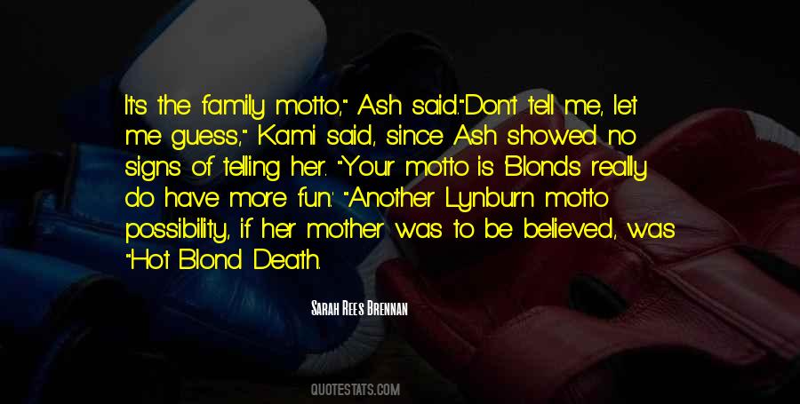 Death Family Quotes #200069