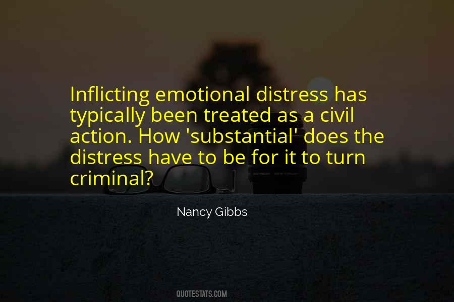 Emotional Distress Quotes #20434