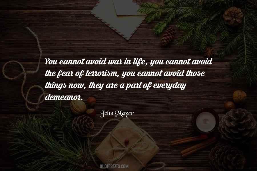 Fear Of War Quotes #1134545