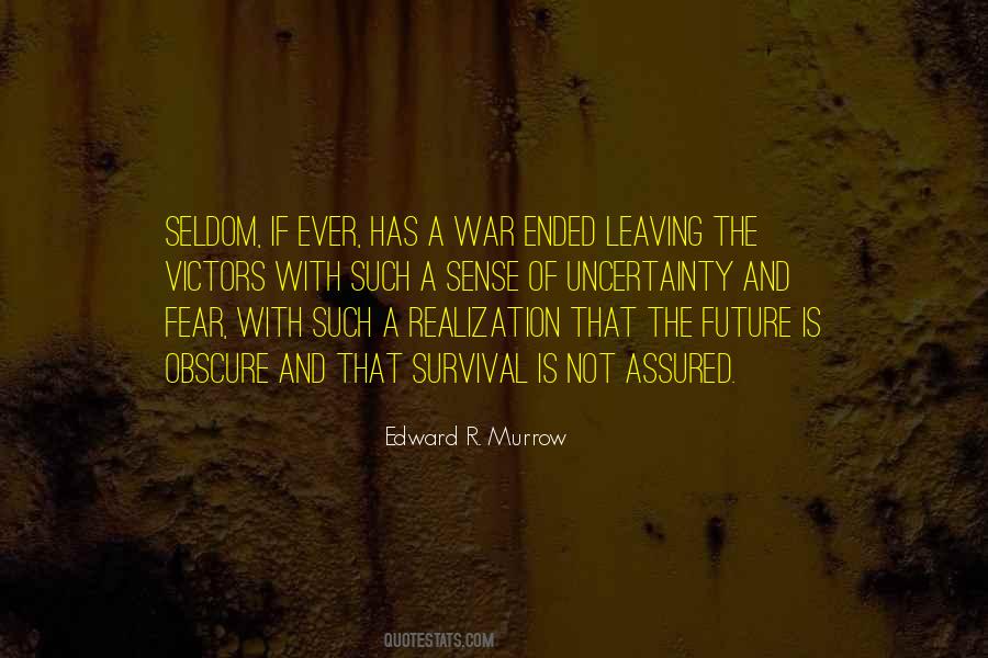 Fear Of War Quotes #1224116