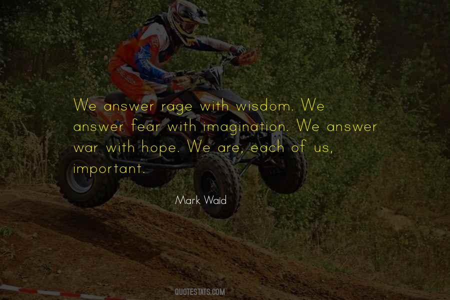 Fear Of War Quotes #1487262