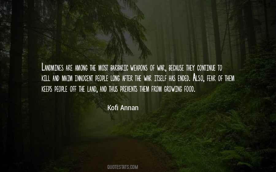 Fear Of War Quotes #166303