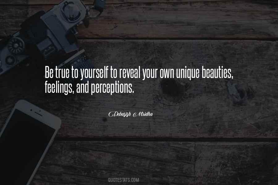 Be Unique Be Yourself Quotes #1856451