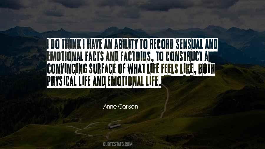 Emotional Life Quotes #1857640