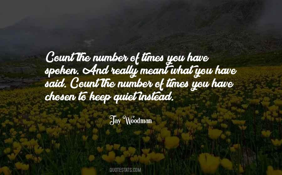 Count The Number Quotes #1105557