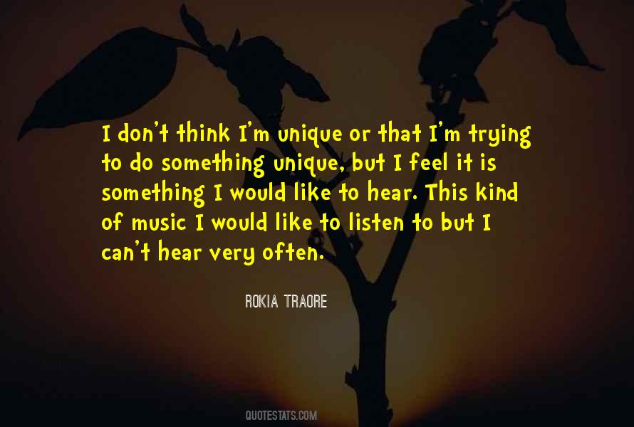 I M Unique Quotes #625044